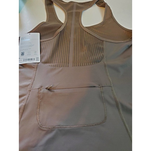 NEW Athleta Womens Vitality Rib Tank Women Sz Small in Coffee House - Picture 5 of 7